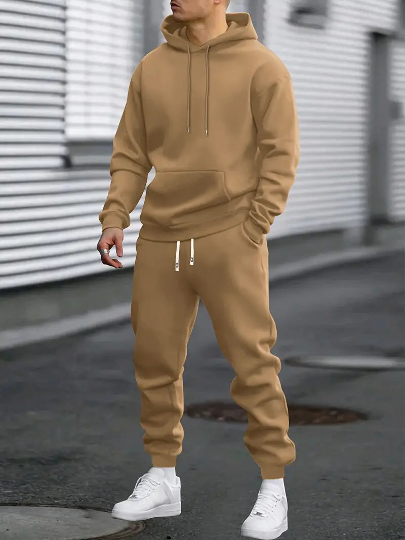 Men's Athletic Hoodie and Pants Set