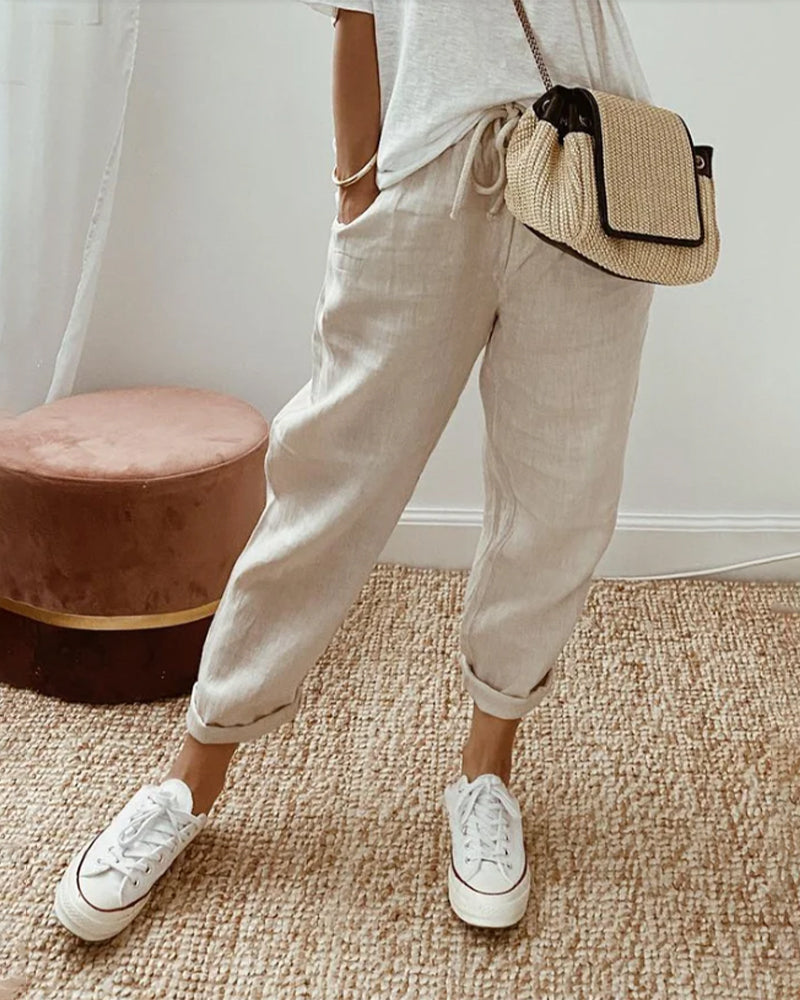 Comfortable Women's Casual Sweatpants - Loose Fit Joggers - ModishWorld