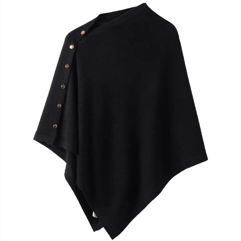 Chic Open Front Wool Poncho
