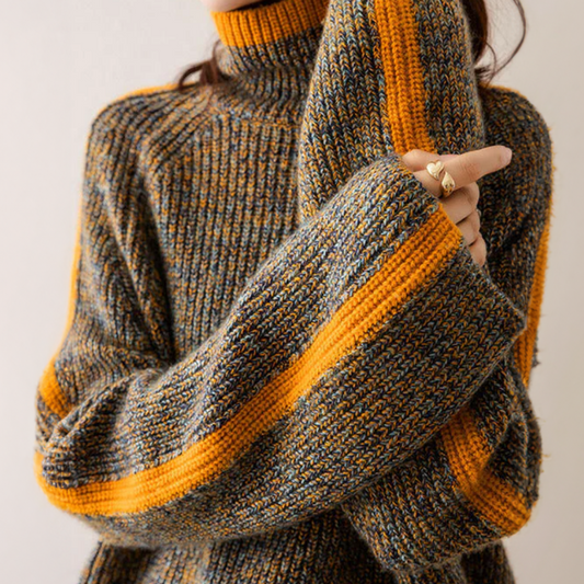 Warm Women's Cable Knit Winter Sweater - ModishWorld