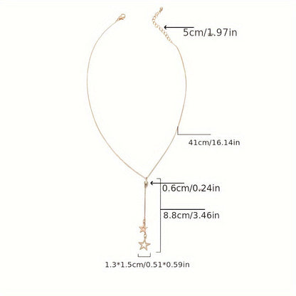 Simple Elegant Pendant Necklace - Adjustable Length