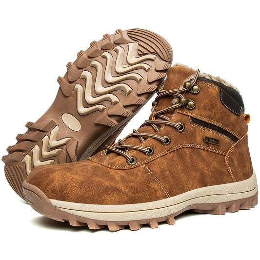 Waterproof Hiking Boots - Men's Insulated Snow Shoes - Modish World