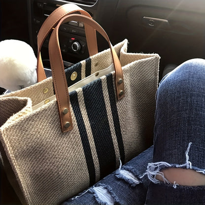 Classic Stripe Shopping Bag - ModishWorld