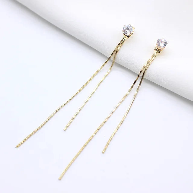 Earrings with Geometric Pendants in Assorted Shapes and Colors
 - ModishWorld