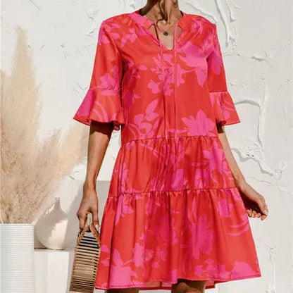 Women's Casual Sundress - Loose Fit, Breathable & Elegant - ModishWorld