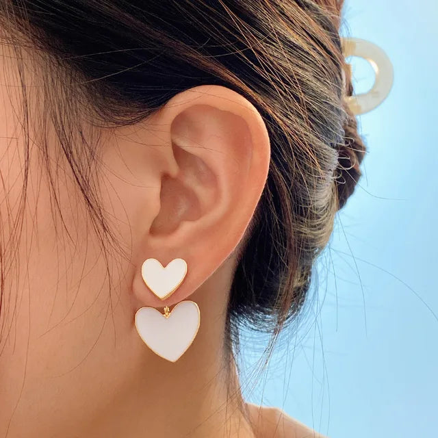 Heart-Shaped Huggie Earrings
 - ModishWorld
