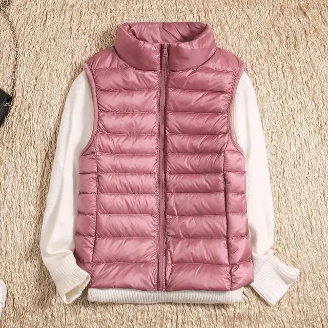 Warm Women's Lightweight Down Gilet - ModishWorld