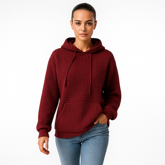 Women's Soft Fleece Hooded Sweatshirt - ModishWorld