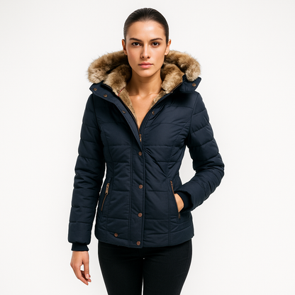 Warm Insulated Parka Coat for Ladies - ModishWorld