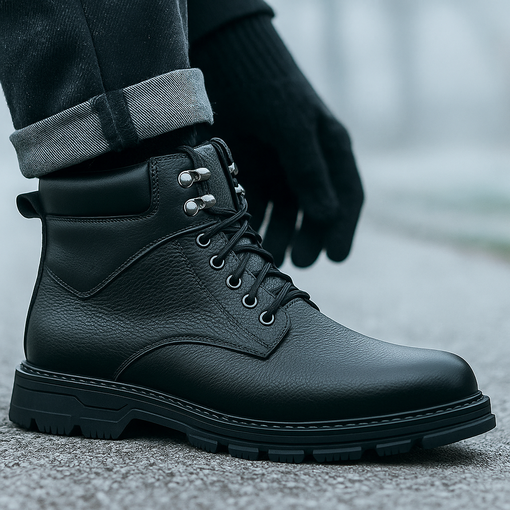 Aito Men's Insulated Snow Boots - Warm High Top Style
