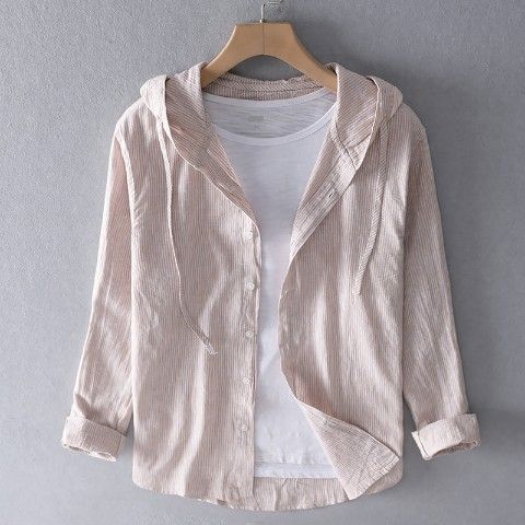 Relaxed Fit Mens Hoodie Shirt