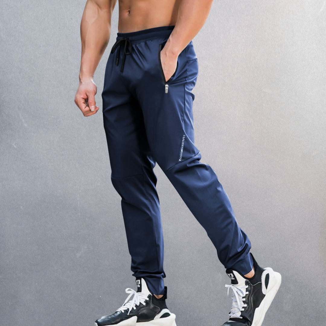 Comfortable Fit Jogger Pants with Elastic Waist