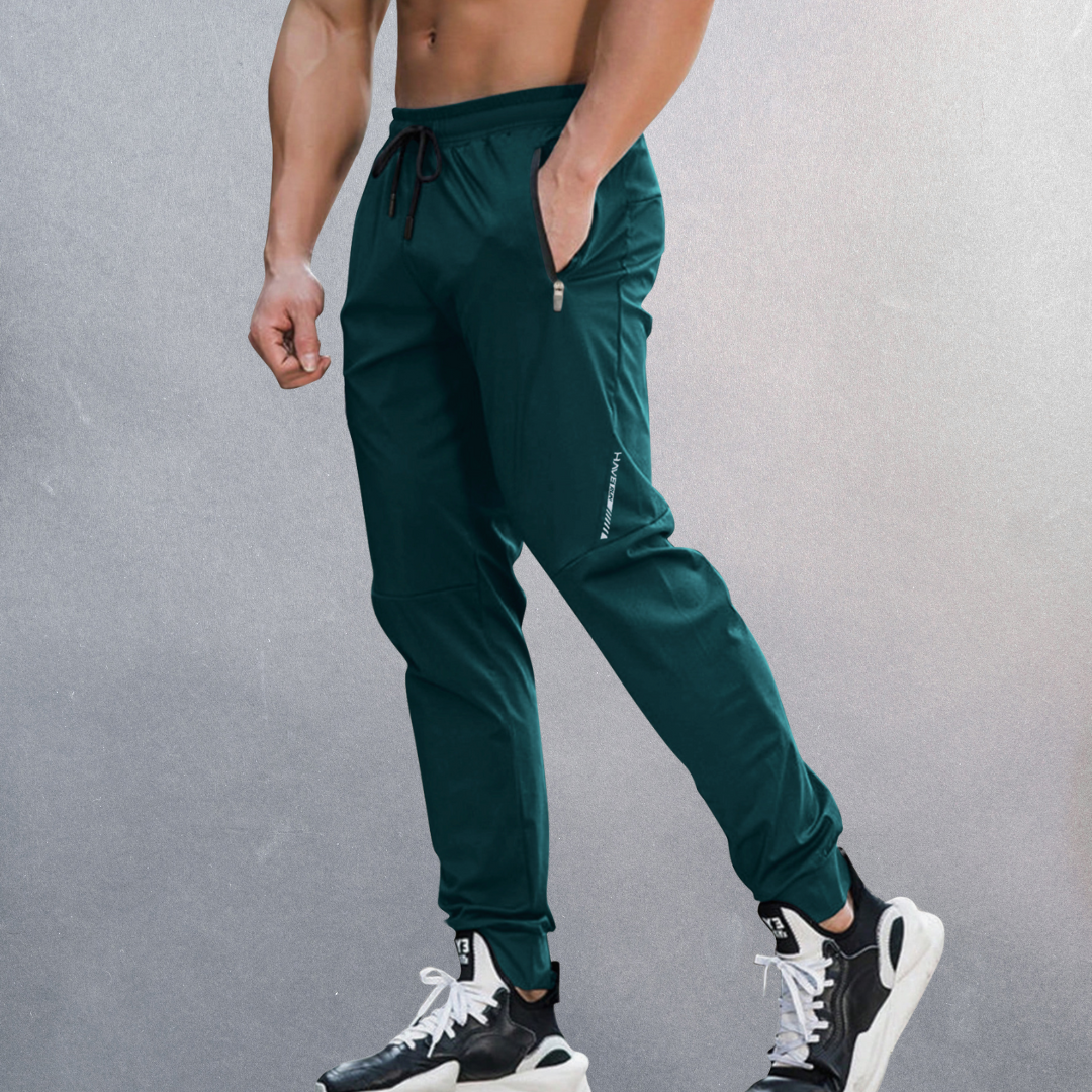 Comfortable Fit Jogger Pants with Elastic Waist