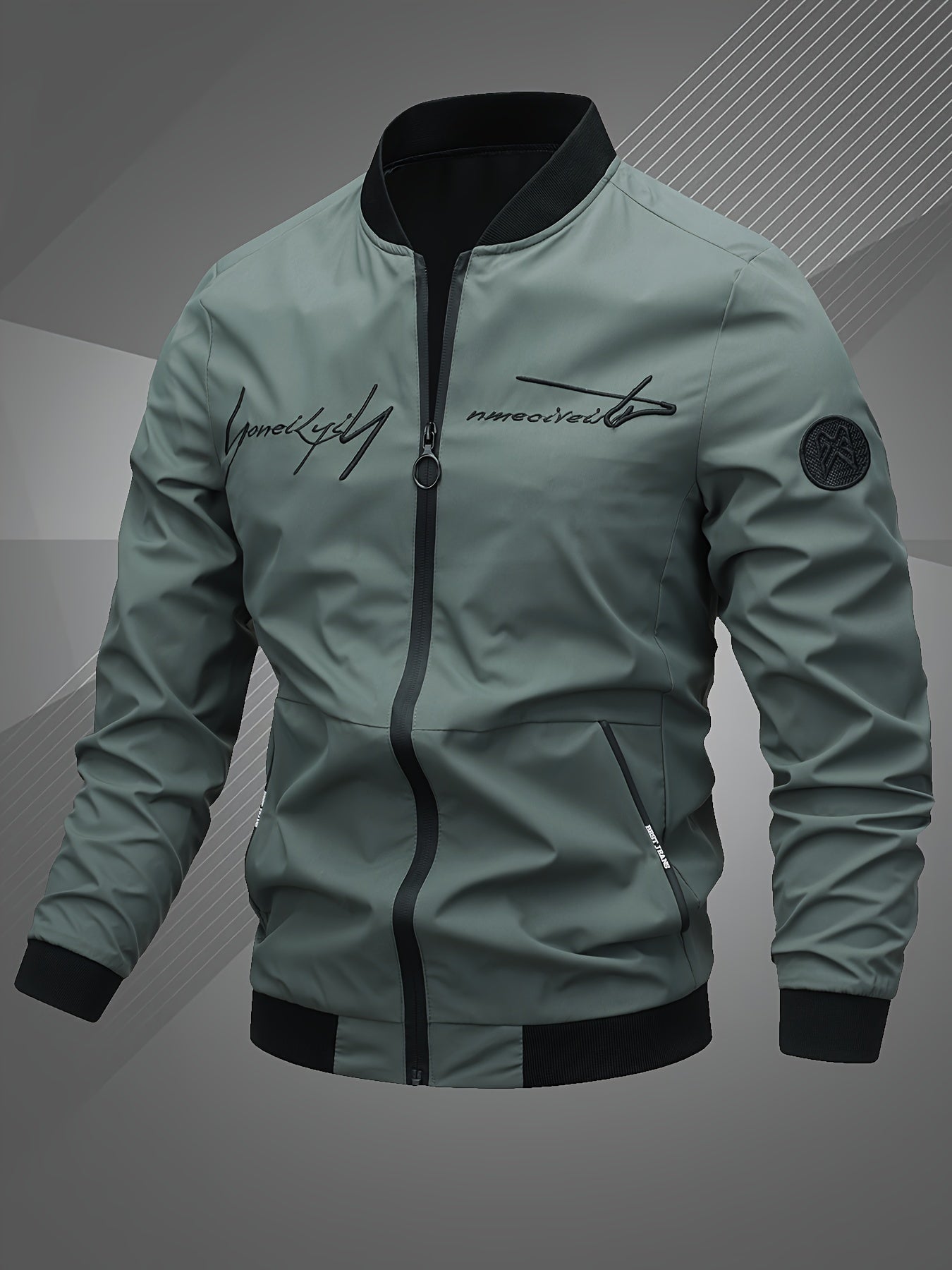 Personalized Embroidered Mens Bomber Jacket - ModishWorld