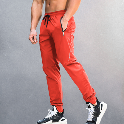 Comfortable Fit Jogger Pants with Elastic Waist