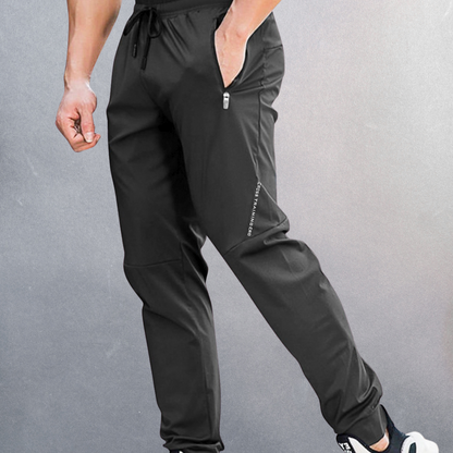 Comfortable Fit Jogger Pants with Elastic Waist