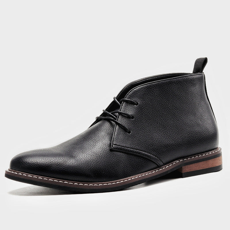 Men's Classic Low Heel Ankle Boots