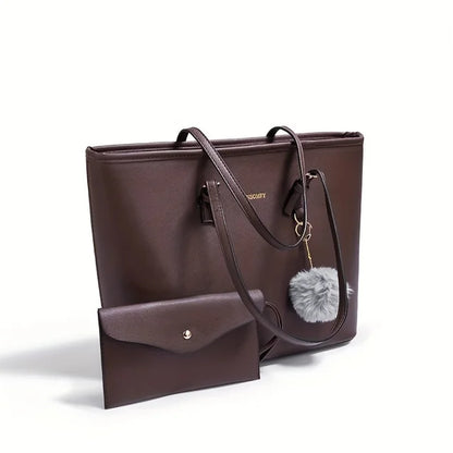 Women's Spacious Stylish Tote Handbag - Daily Use