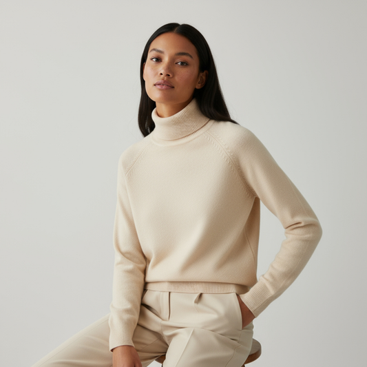 Classic Women's Turtleneck Jumper - ModishWorld