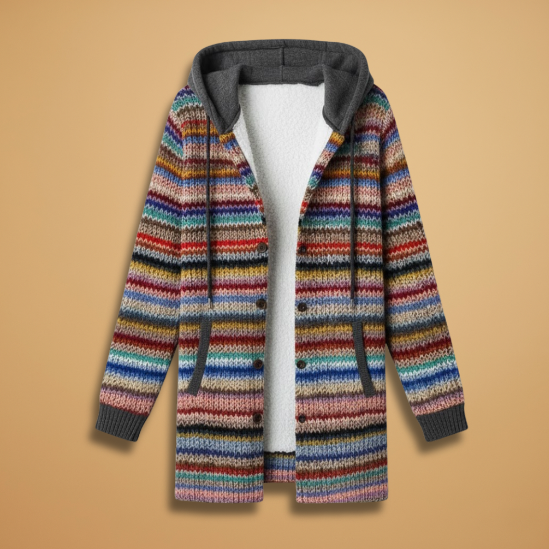 Cozy Women's Hooded Button Cardigan Sweater - Modish World