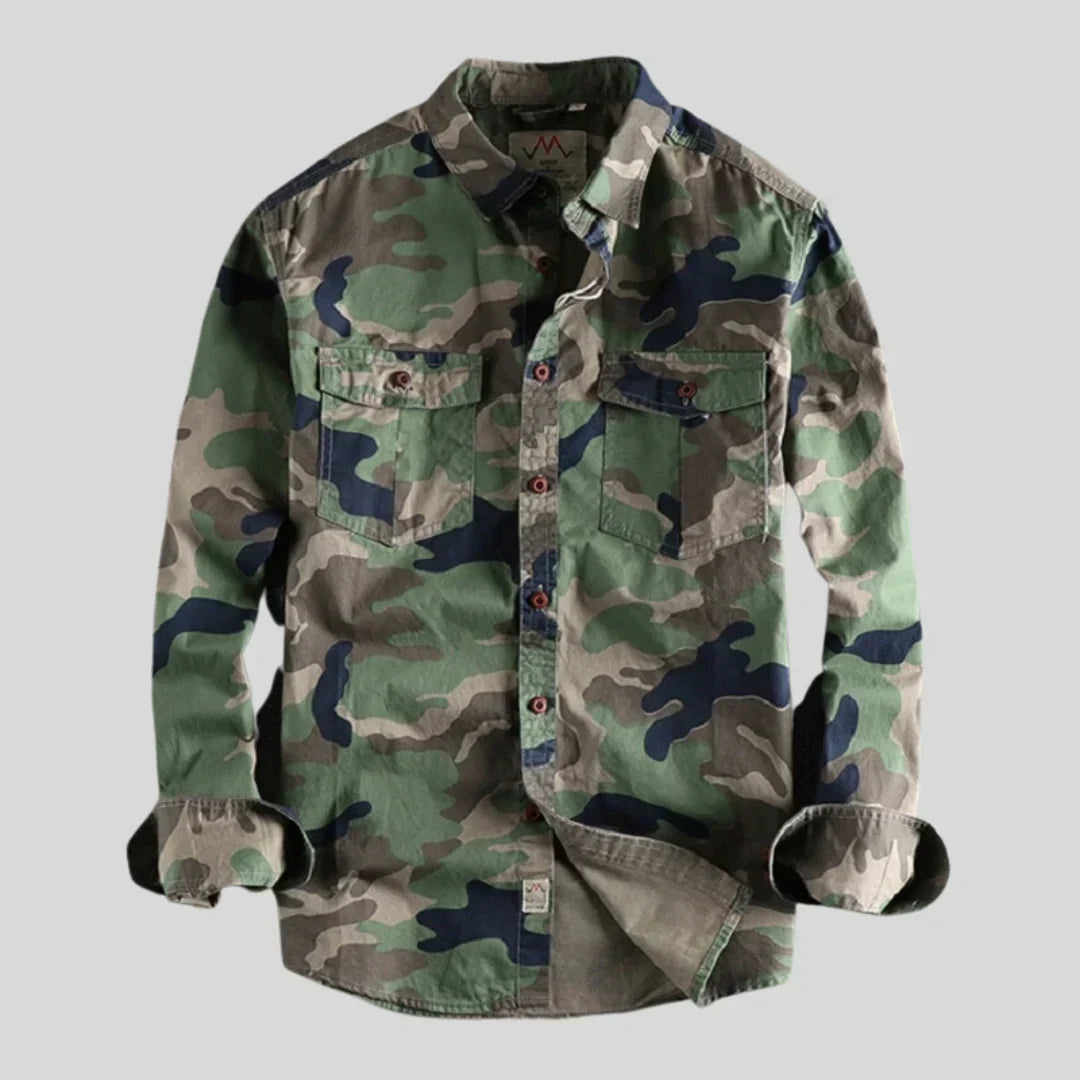 Military Style Hunting Shirt for Men