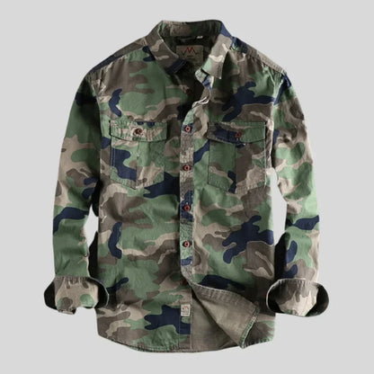 Military Style Hunting Shirt for Men