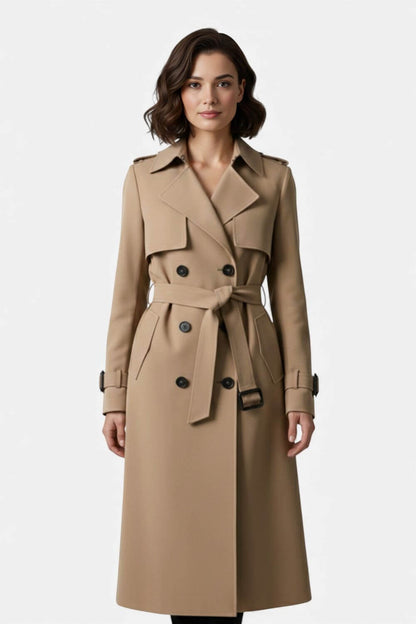 Classic Ladies Waterfall Trench Coat