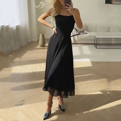 Chic Strapless Simple Shift Dress for Ladies