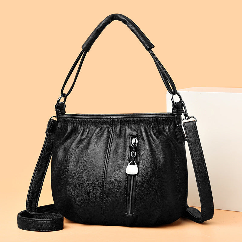 Elegant Ladies Genuine Leather Tote Bag - ModishWorld