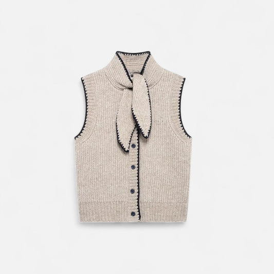 Classic Ladies Cable Knit Vest - Modish World