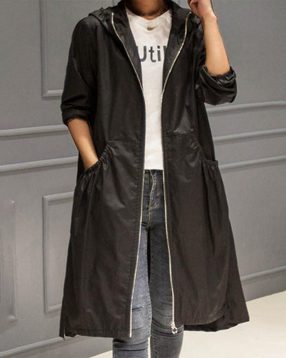 Waterproof Women's Hooded Parka Coat