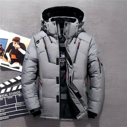 Warm Waterproof Parka Coat - Hooded Style