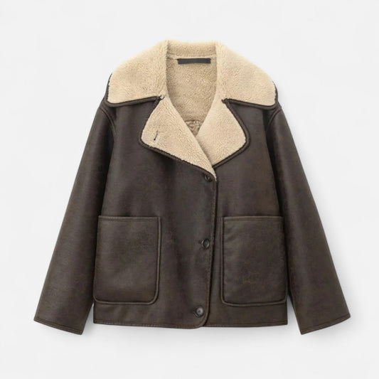 Classic Ladies Warm Fleece Coat - Modish World