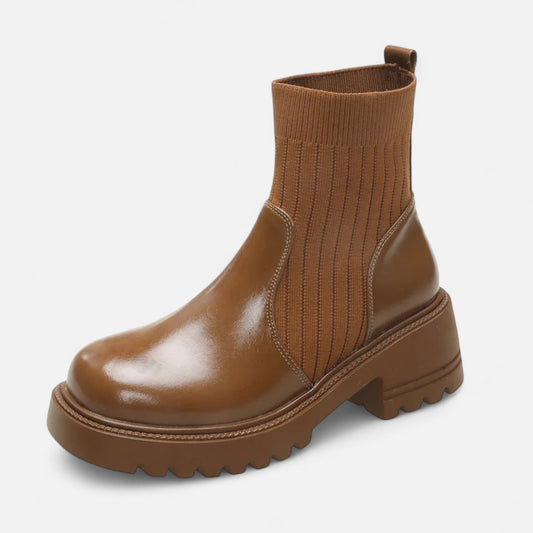 Chic Women's Comfortable Low Heel Boots - Modish World