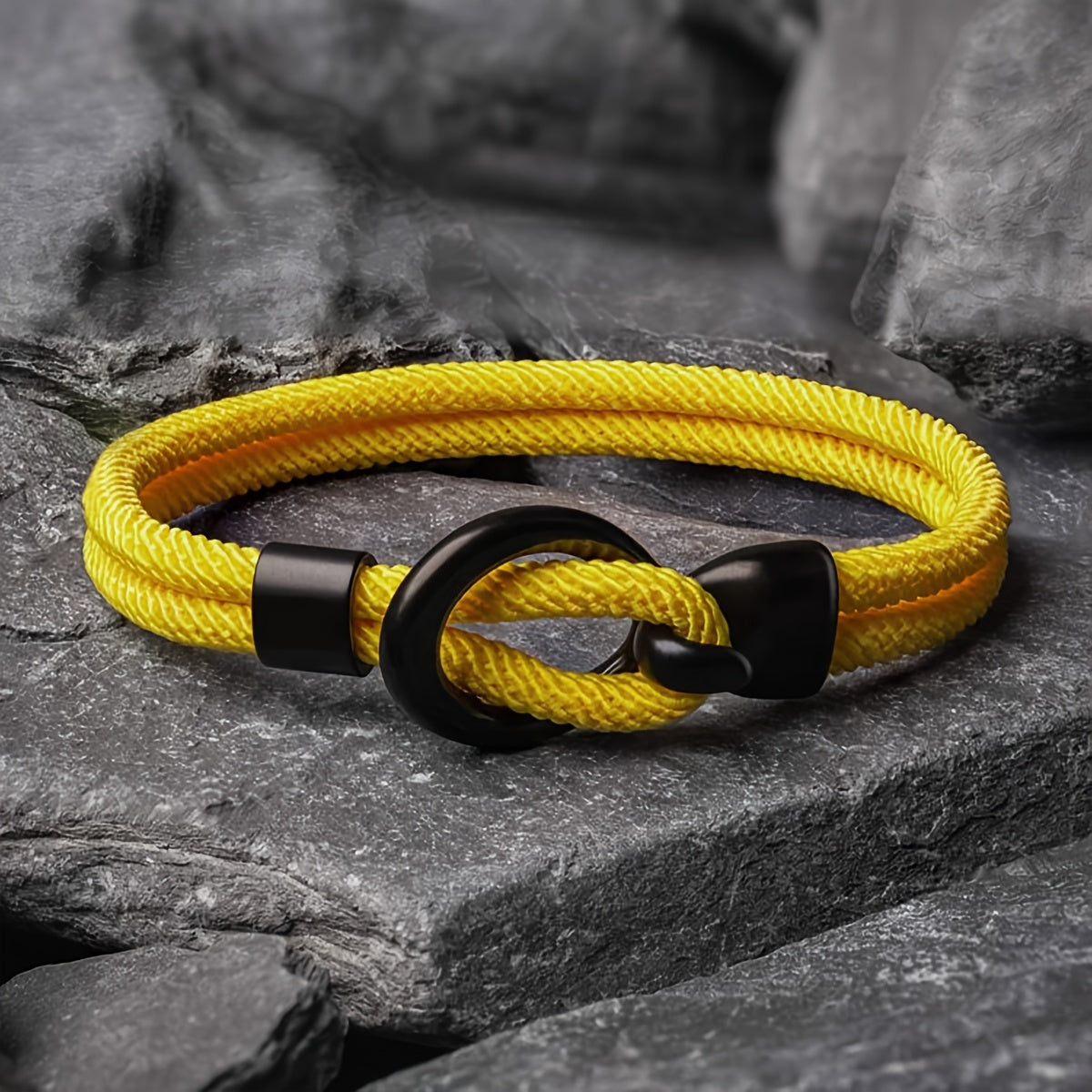 Unique Braided Leather Men's Wristband