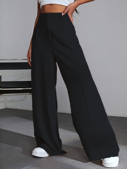 Ladies Comfortable Loose Fit Pleated Pants