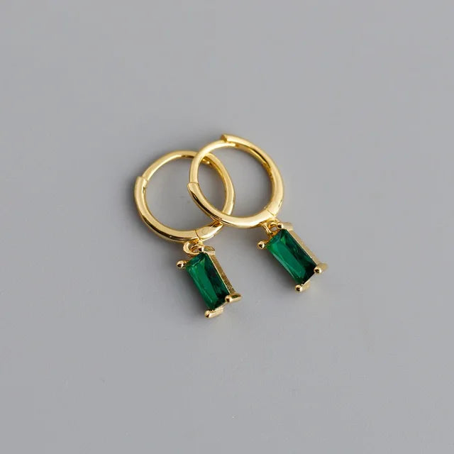 Earrings with Multicolored Stone Pendants
 - ModishWorld