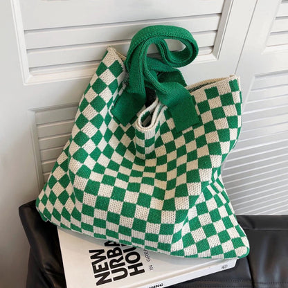 Large Woven Women's Tote Bag - Chic Handmade Everyday - ModishWorld