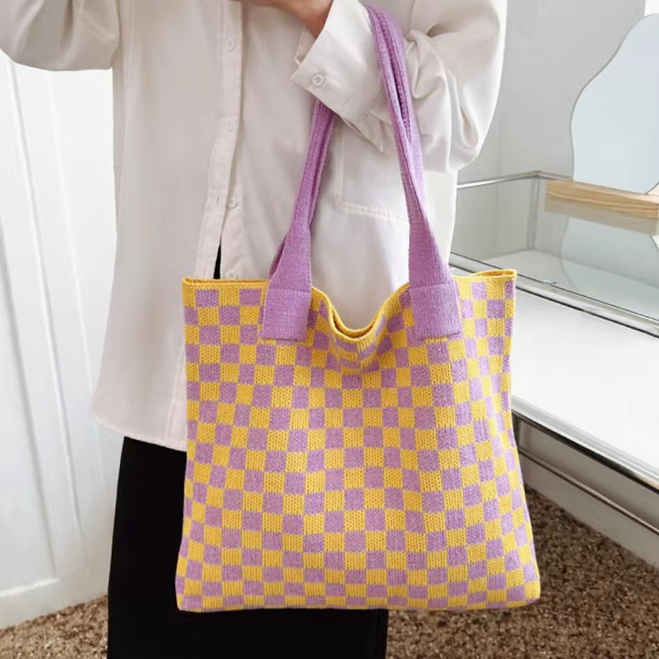 Large Woven Women's Tote Bag - Chic Handmade Everyday