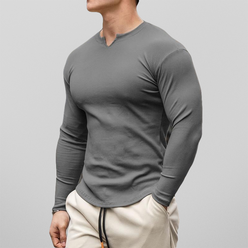 Men's Slim Fit Long Sleeve Shirt