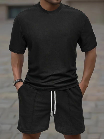 Soft Relaxed Fit Mens Lounge Wear Set