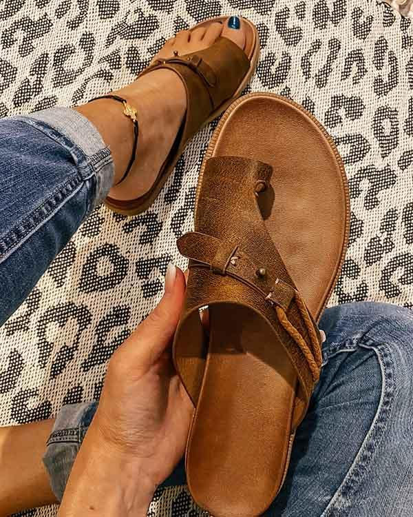 Women's Adjustable Strap Summer Sandals - ModishWorld