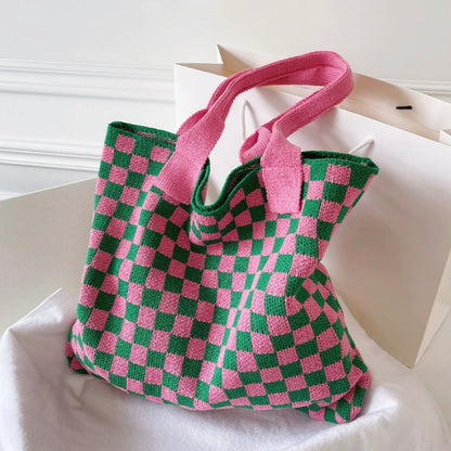 Large Woven Women's Tote Bag - Chic Handmade Everyday