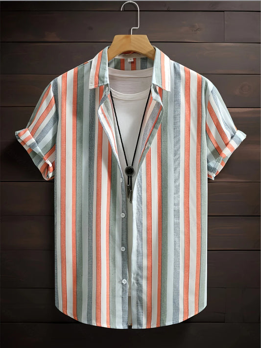 Classic Horizontal Line Tee Shirt - ModishWorld