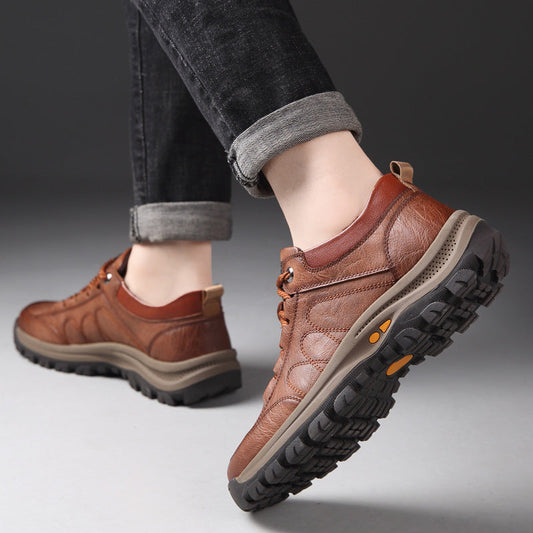 Comfortable Men's Leather Support Shoes - ModishWorld