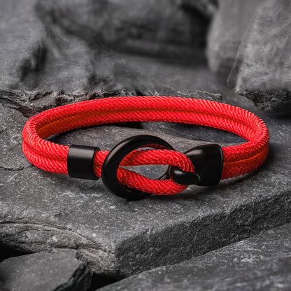 Unique Braided Leather Men's Wristband