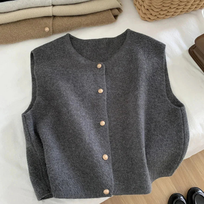 Ladies' Vest - Front Button Closure