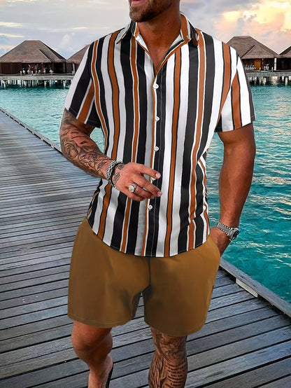 Trendy Mens Summer Shirt Shorts Combo - ModishWorld