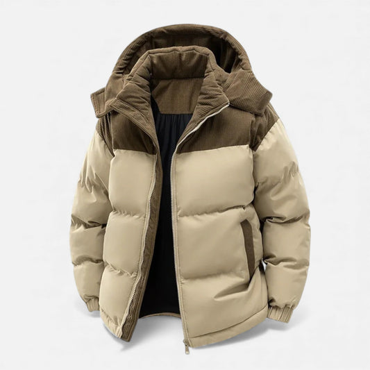 Warm Men's Fleece Jacket with Detachable Hood - Modish World
