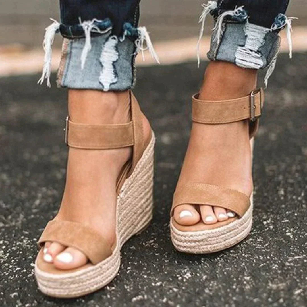 Fashionable High Heel Wedge Sandals for Women - ModishWorld